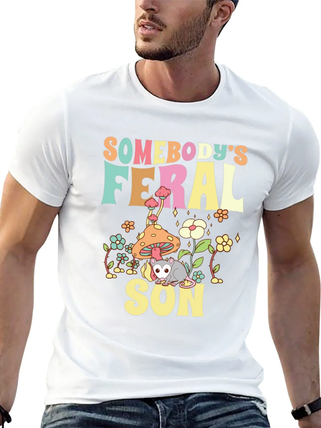 Somebodys Feral Son T-Shirt product image 12