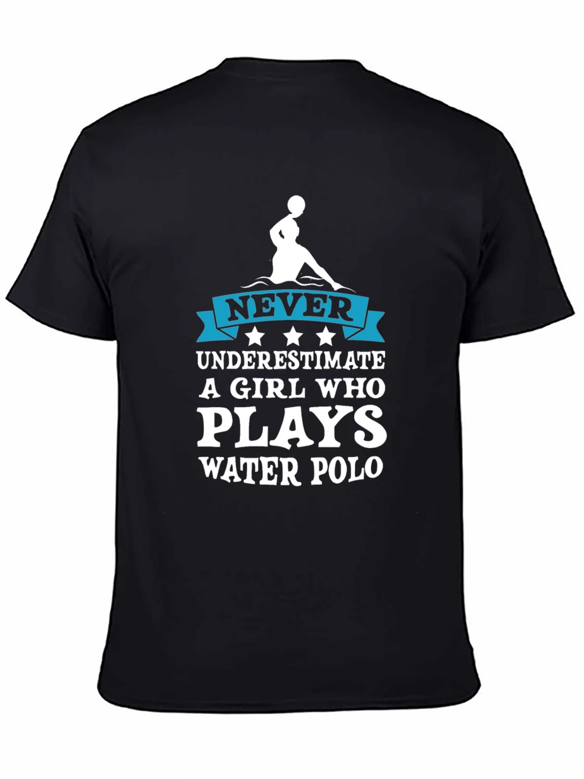 Never Underestimate Water Polo Girl T-Shirt product image 4