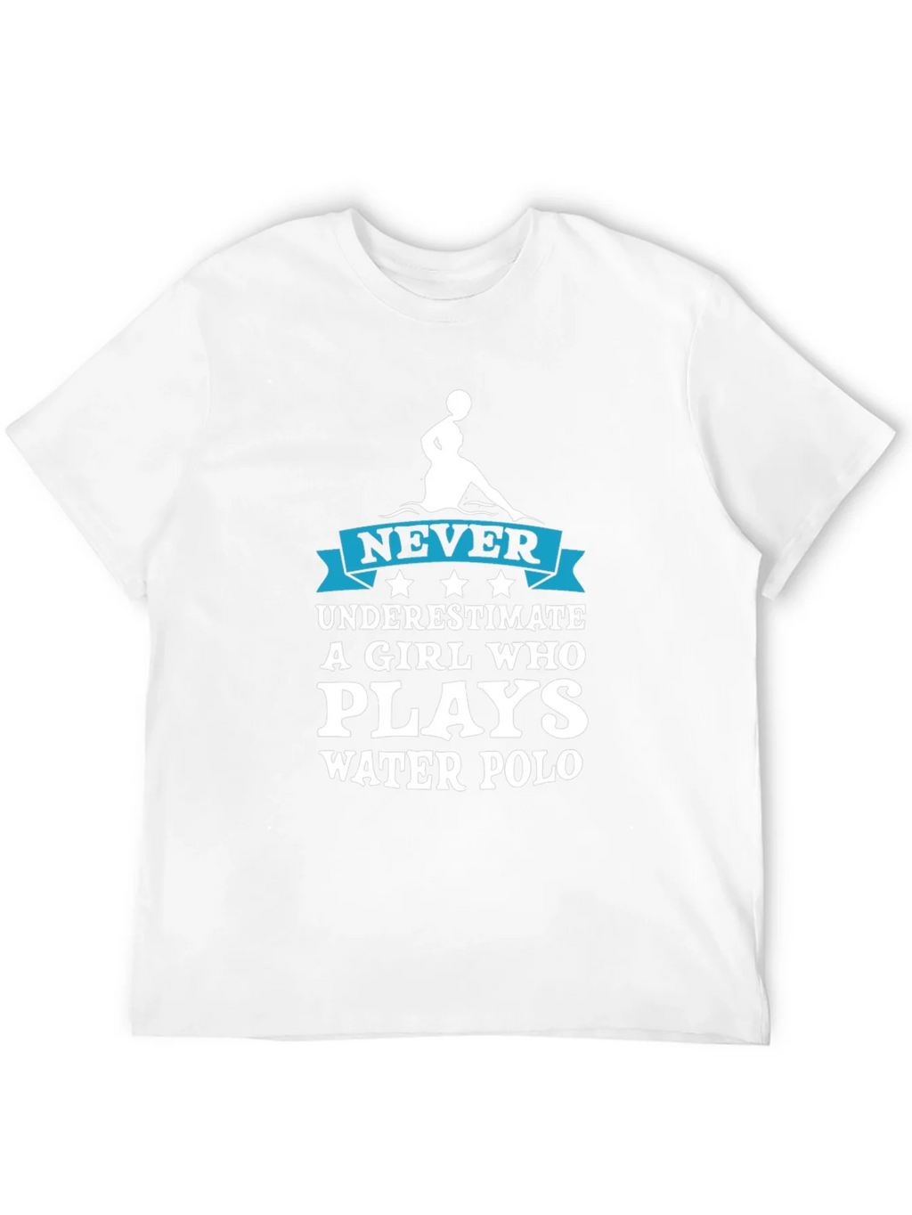 Never Underestimate Water Polo Girl T-Shirt product image 11