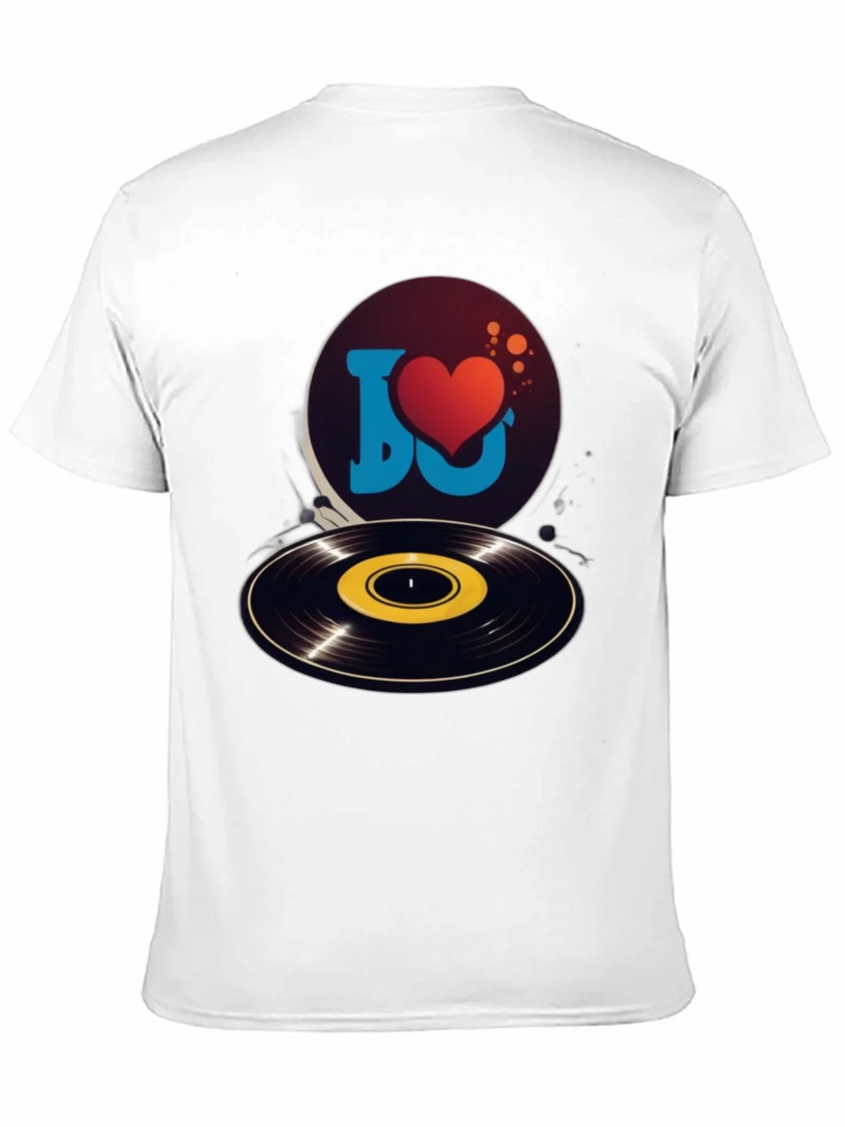 I Love Music Graphic Tee - Retro Vinyl Record Shirt product image 10