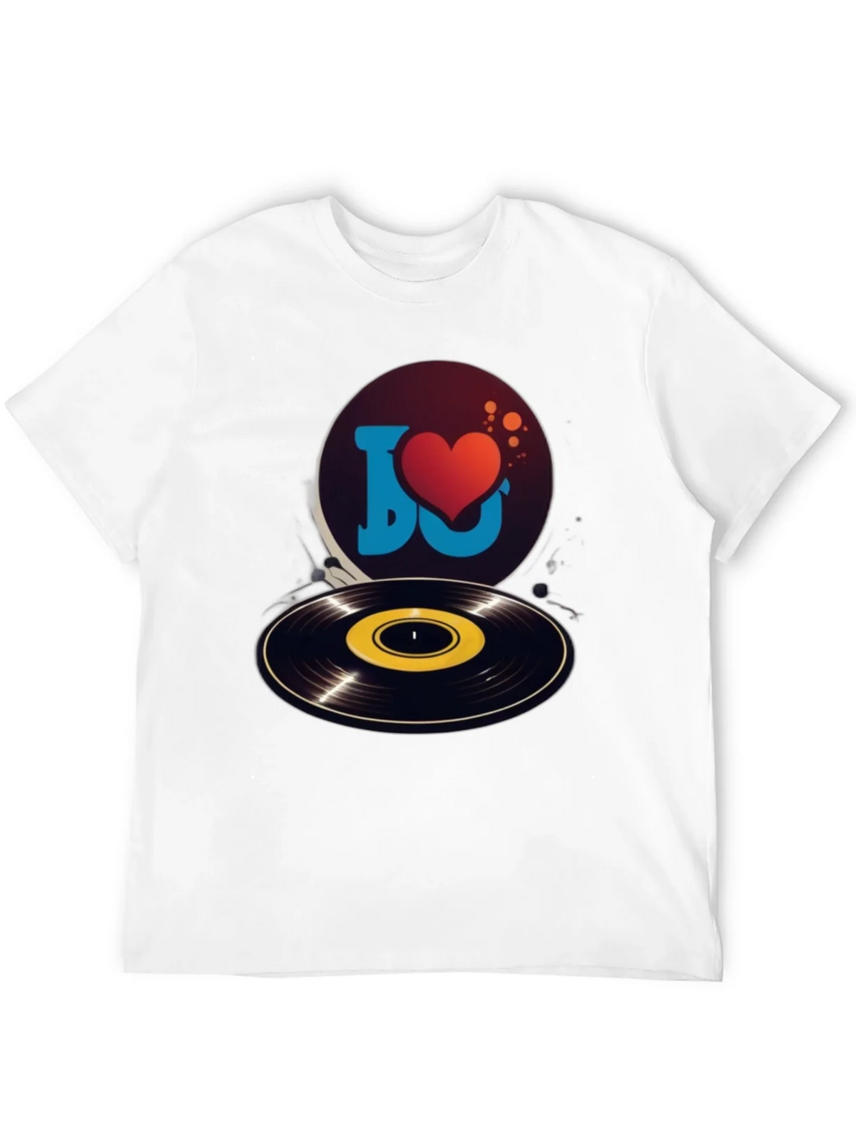 I Love Music Graphic Tee - Retro Vinyl Record Shirt product image 11