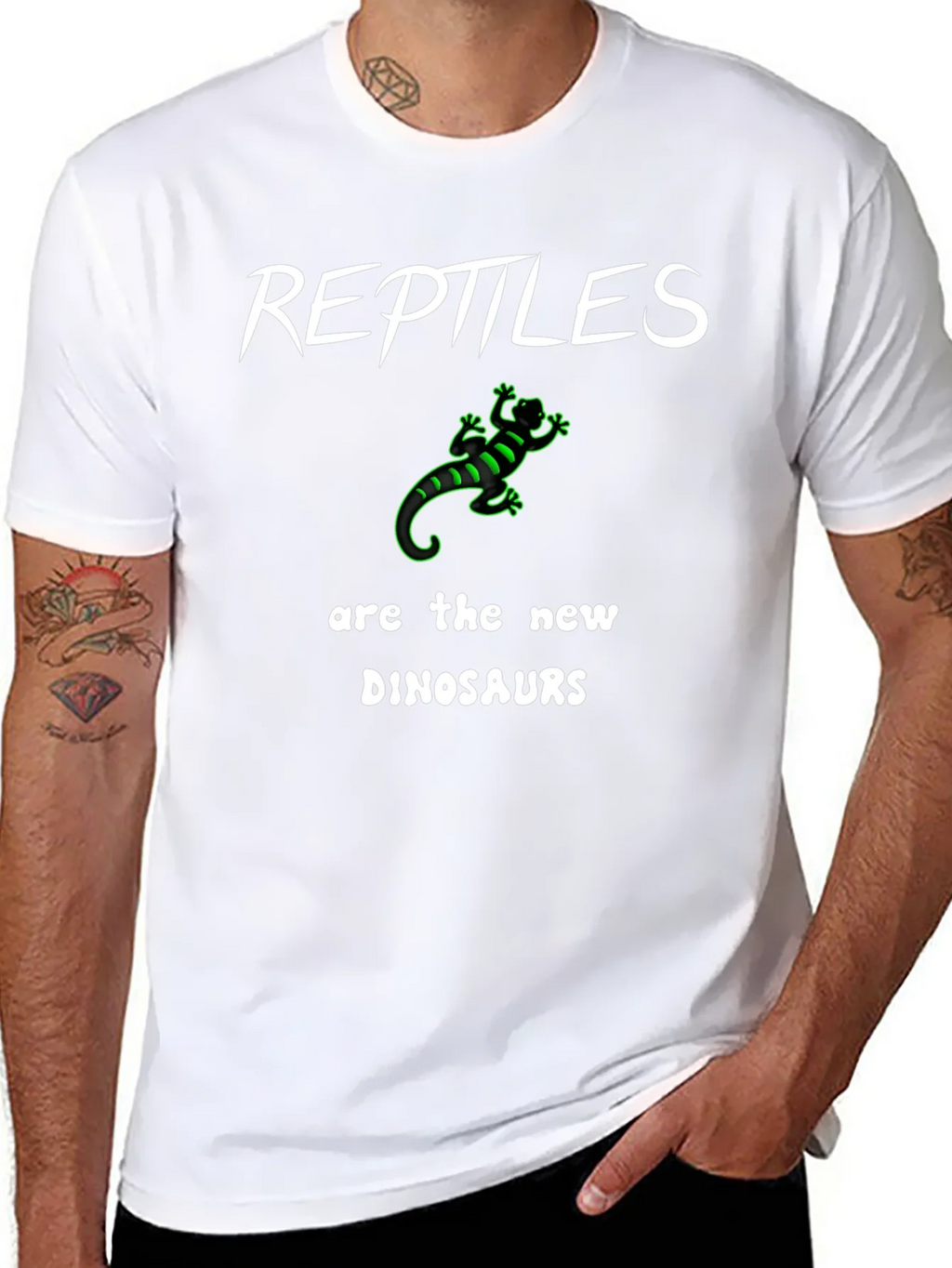 Reptiles are the New Dinosaurs Graphic T-Shirt product image 7