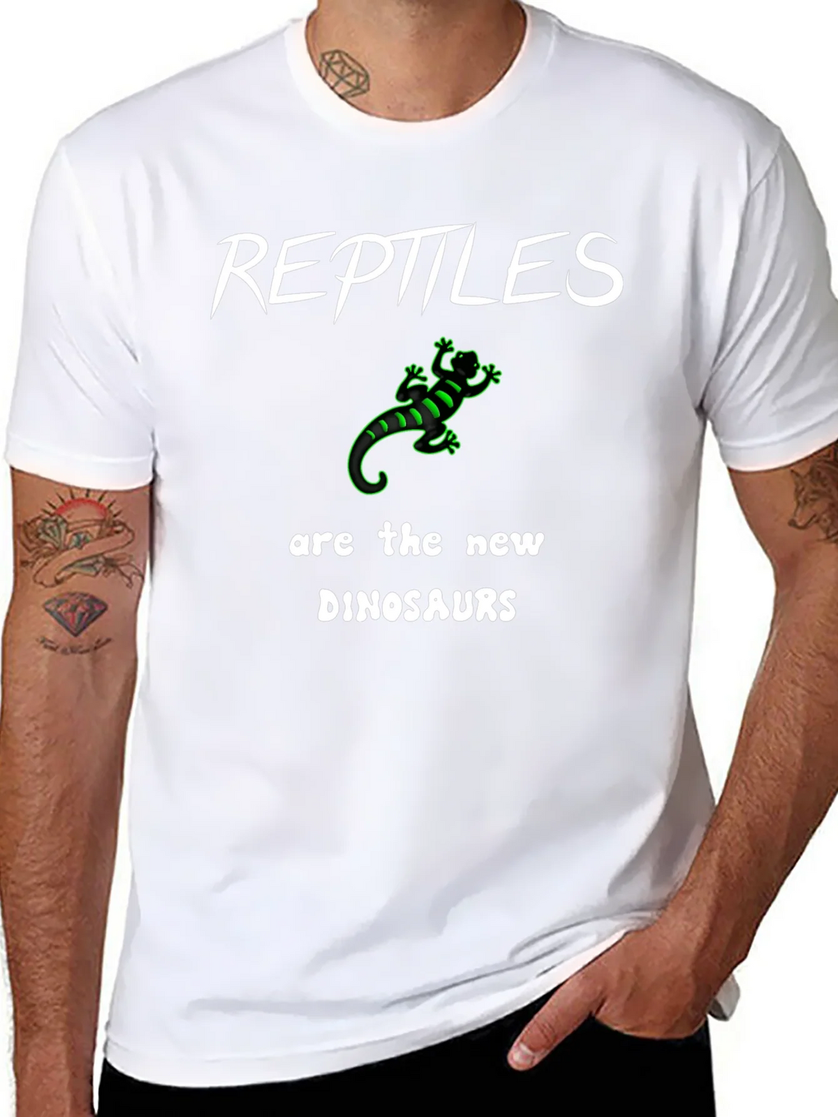 Reptiles are the New Dinosaurs Graphic T-Shirt product image 7