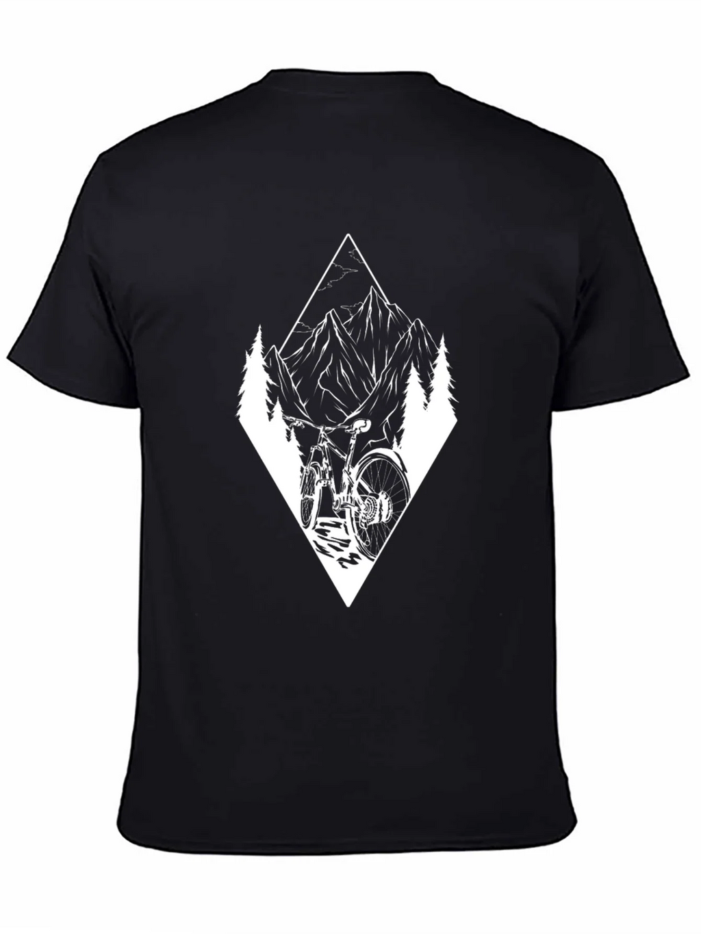Mountain Bike Adventure Graphic Tee - Black product image 4