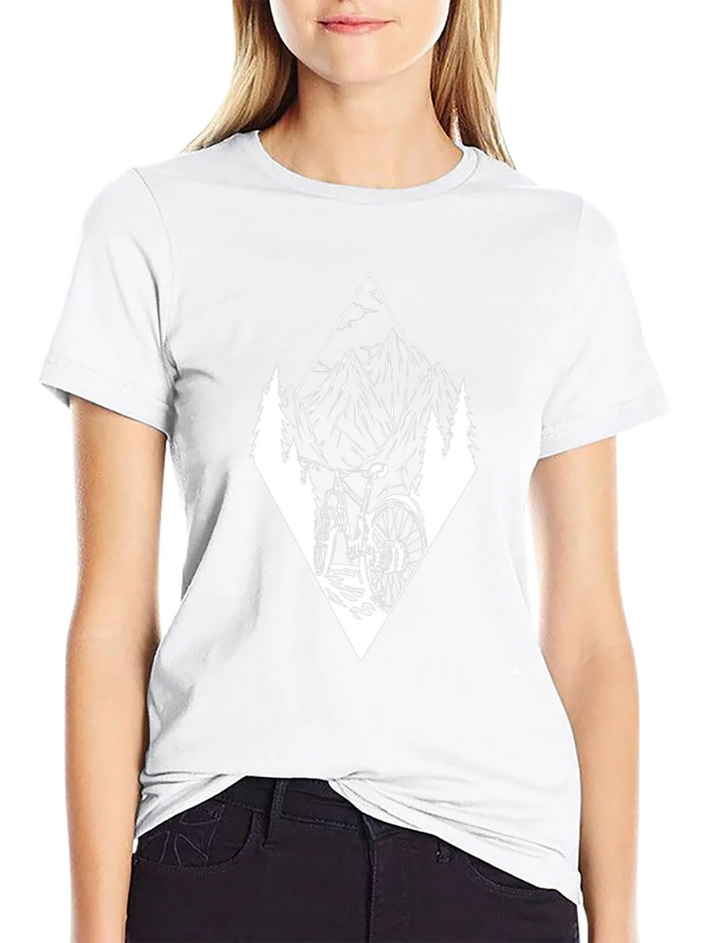 Mountain Bike Adventure Graphic Tee - Black product image 8
