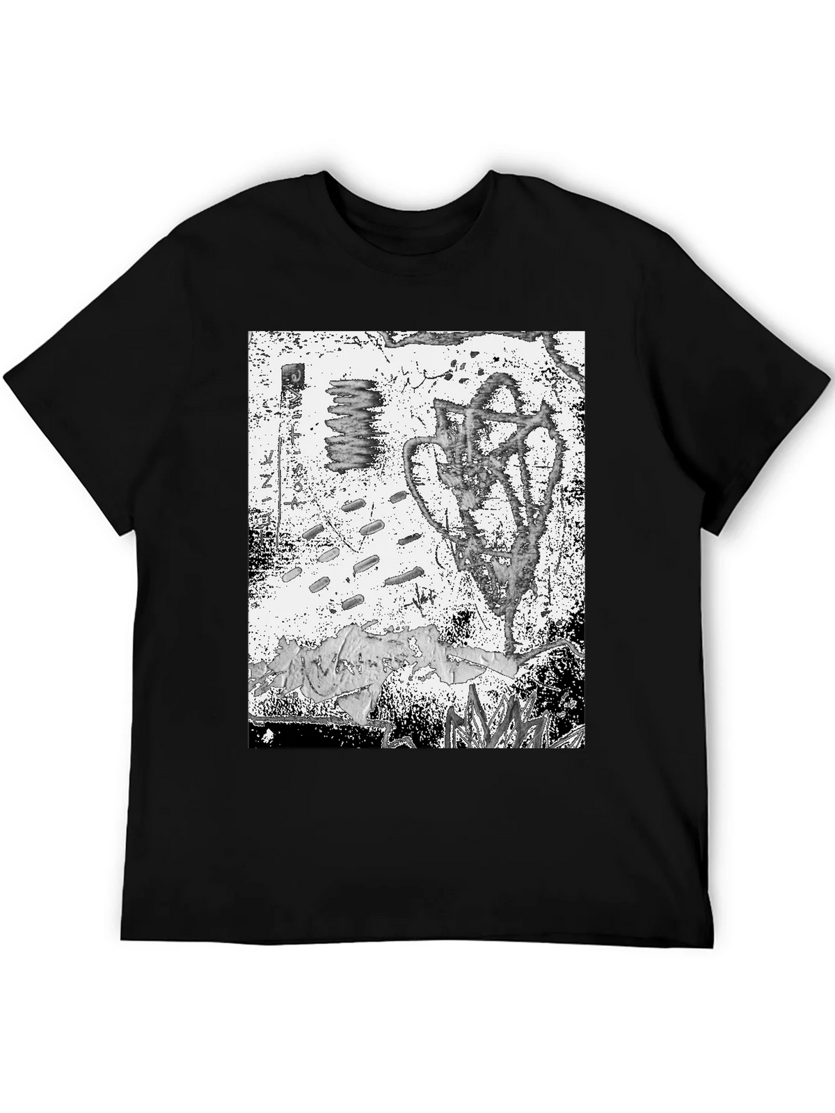 Abstract Graphic Tee - Black Unisex T-Shirt product image 2