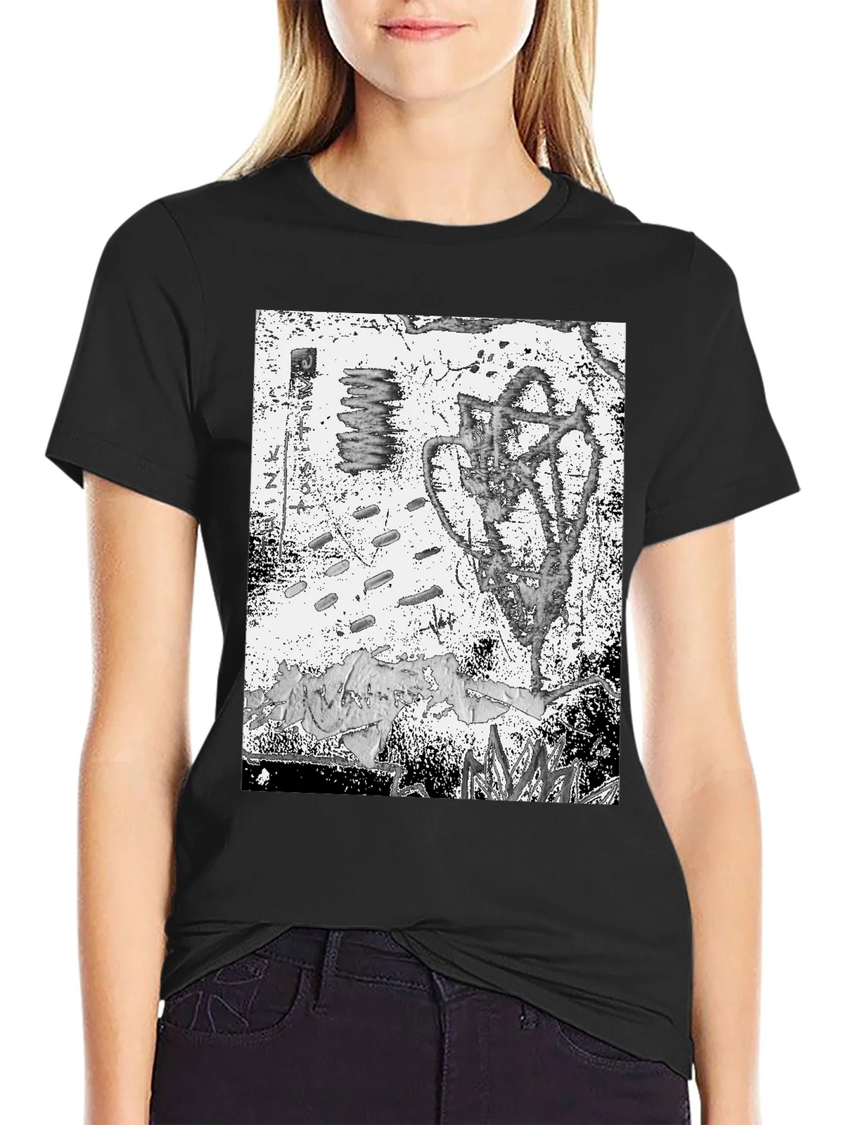 Abstract Graphic Tee - Black Unisex T-Shirt product image 1