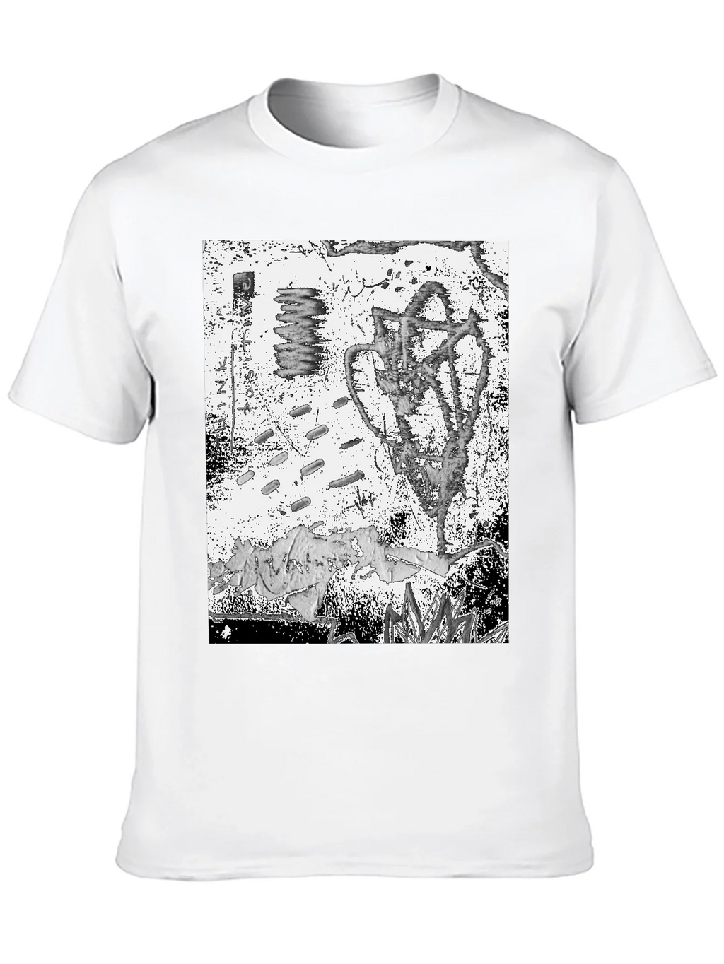 Abstract Graphic Tee - Black Unisex T-Shirt product image 4