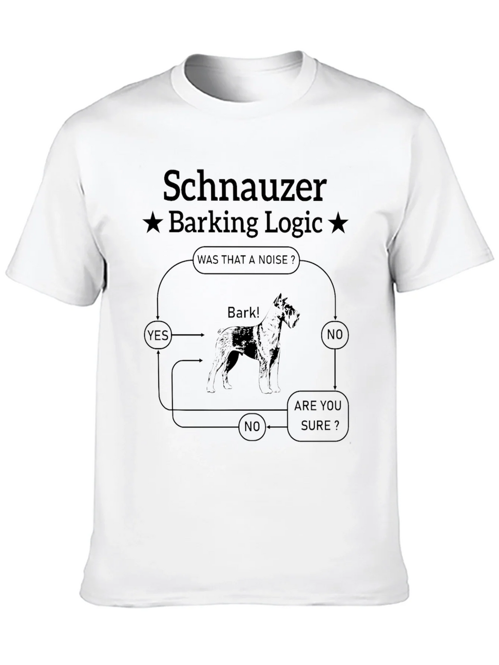 Schnauzer Barking Logic T-Shirt product image 9