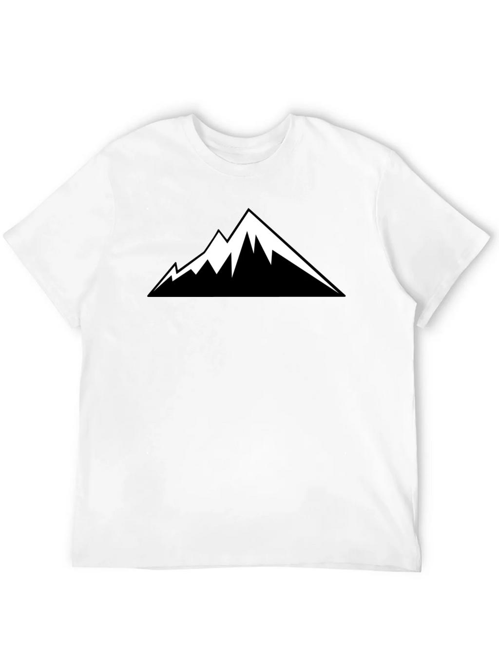 Mountain Peak Graphic Tee - Black Short Sleeve Shirt product image 9