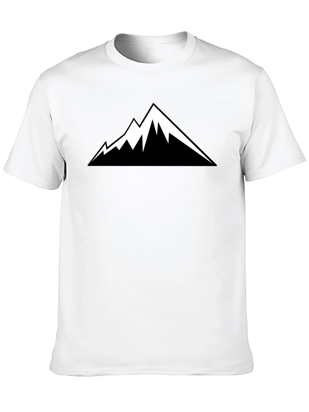 Mountain Peak Graphic Tee - Black Short Sleeve Shirt product image 7
