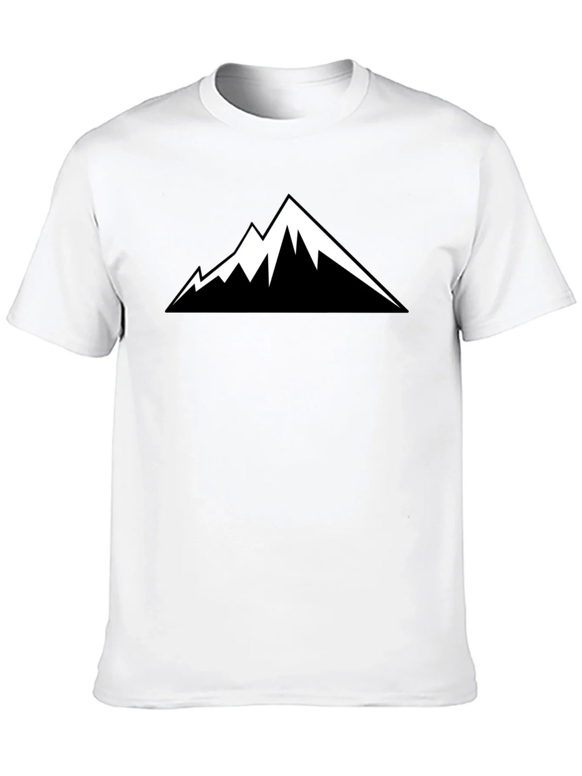 Mountain Peak Graphic Tee - Black Short Sleeve Shirt product image 7