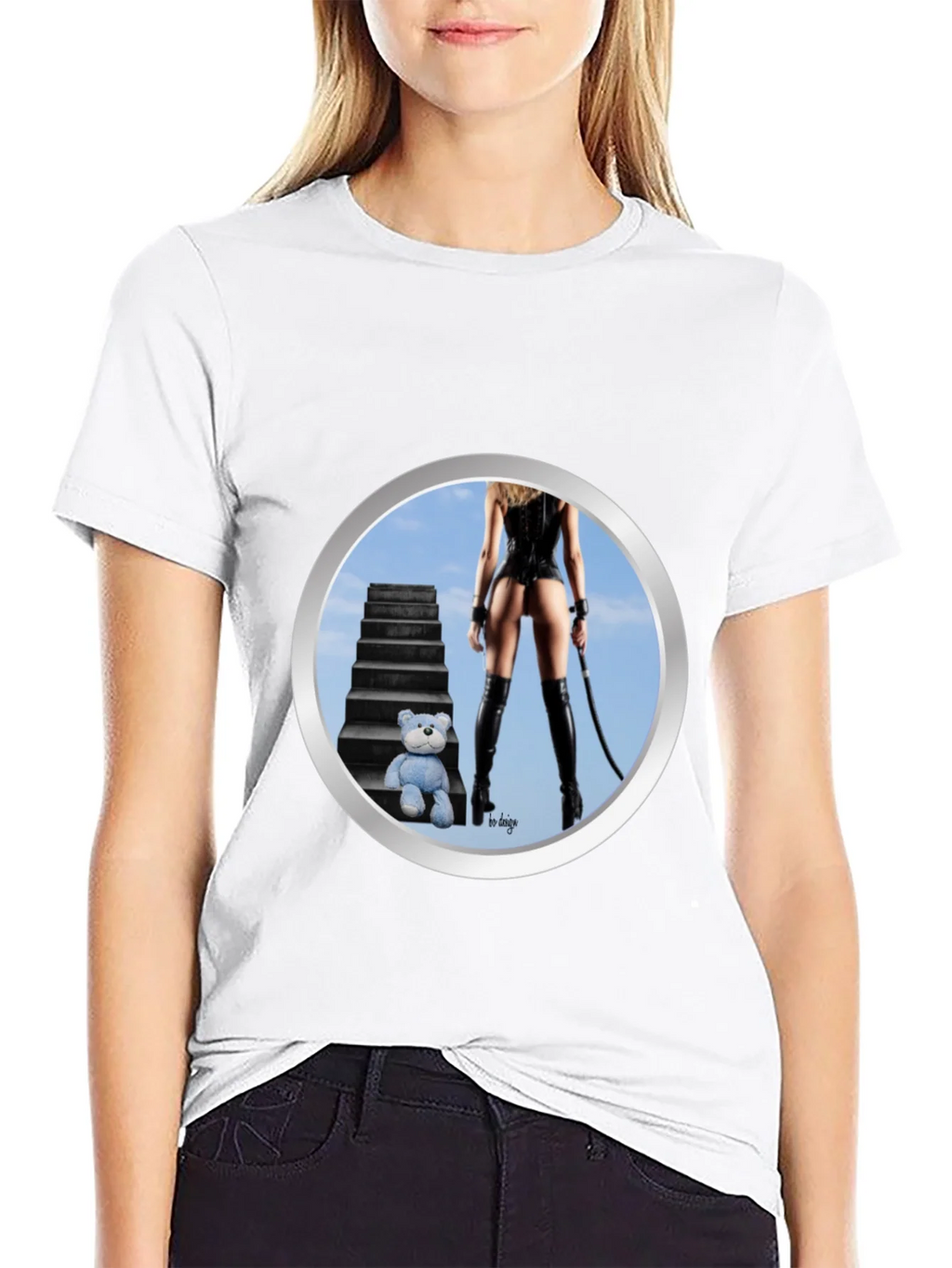 Edgy Graphic T-Shirt: Stairway to Fantasy product image 8