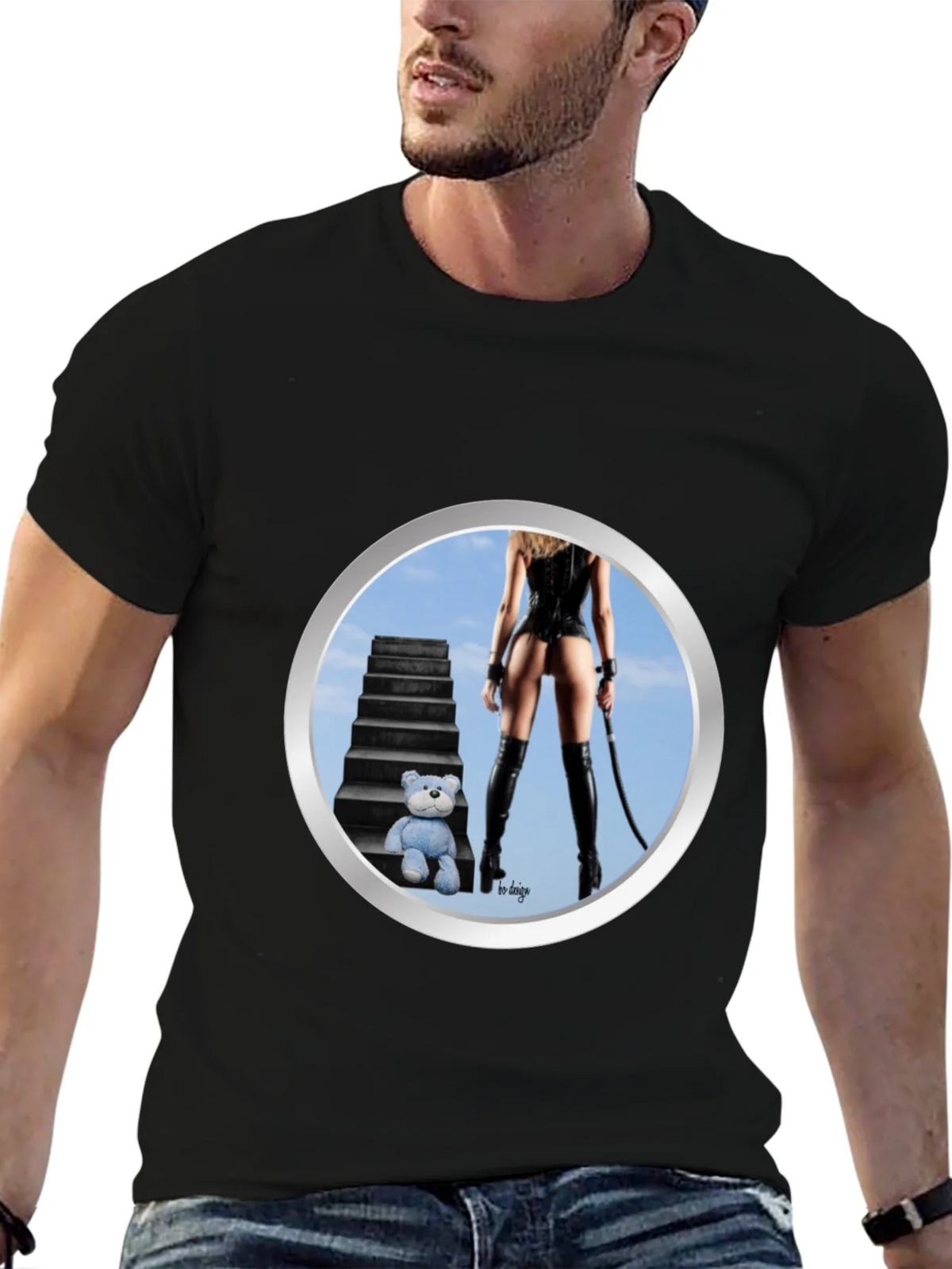 Edgy Graphic T-Shirt: Stairway to Fantasy product image 6