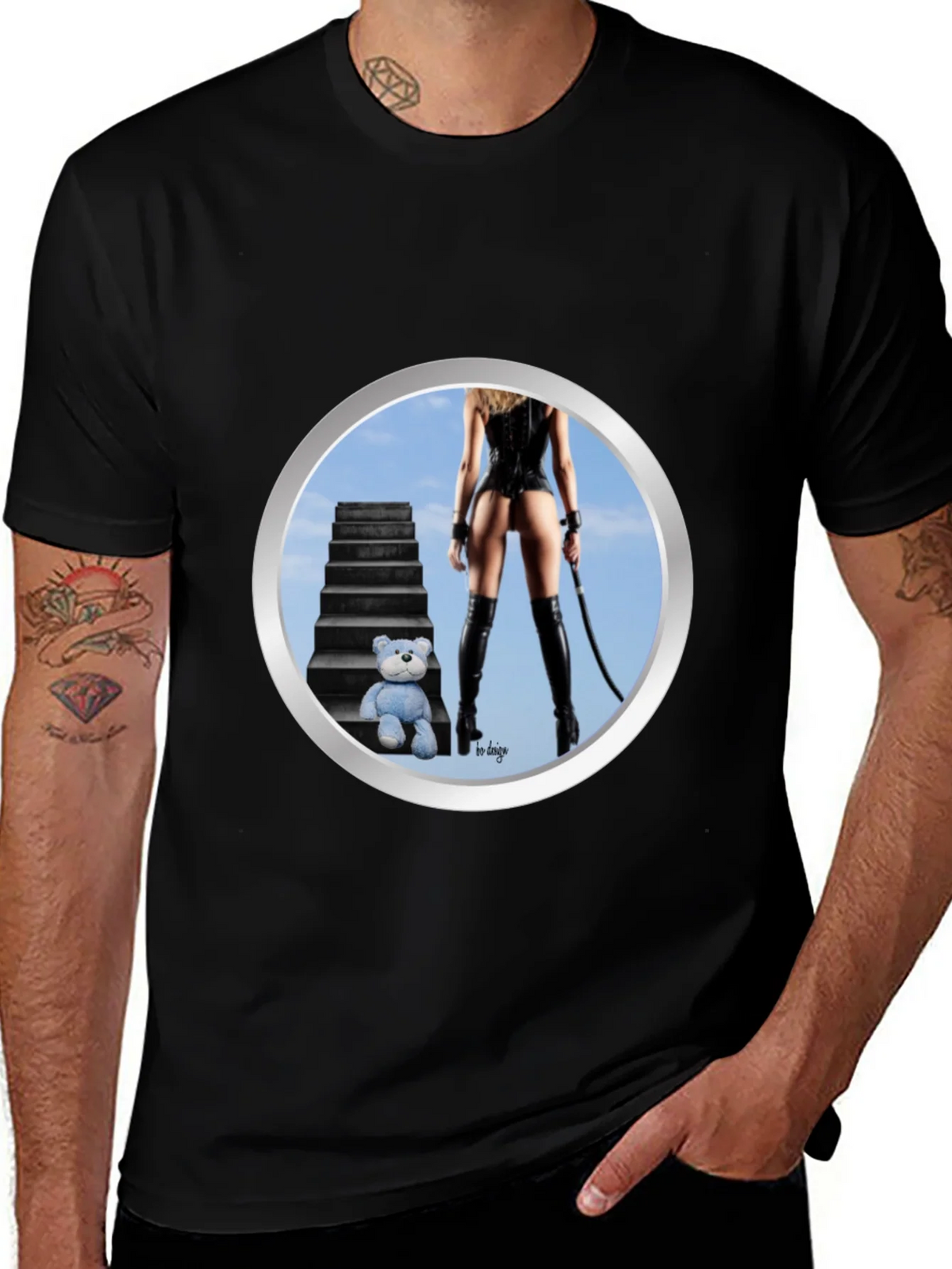 Edgy Graphic T-Shirt: Stairway to Fantasy product image 1