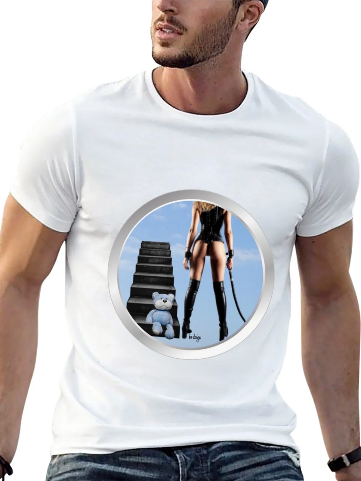 Edgy Graphic T-Shirt: Stairway to Fantasy product image 12