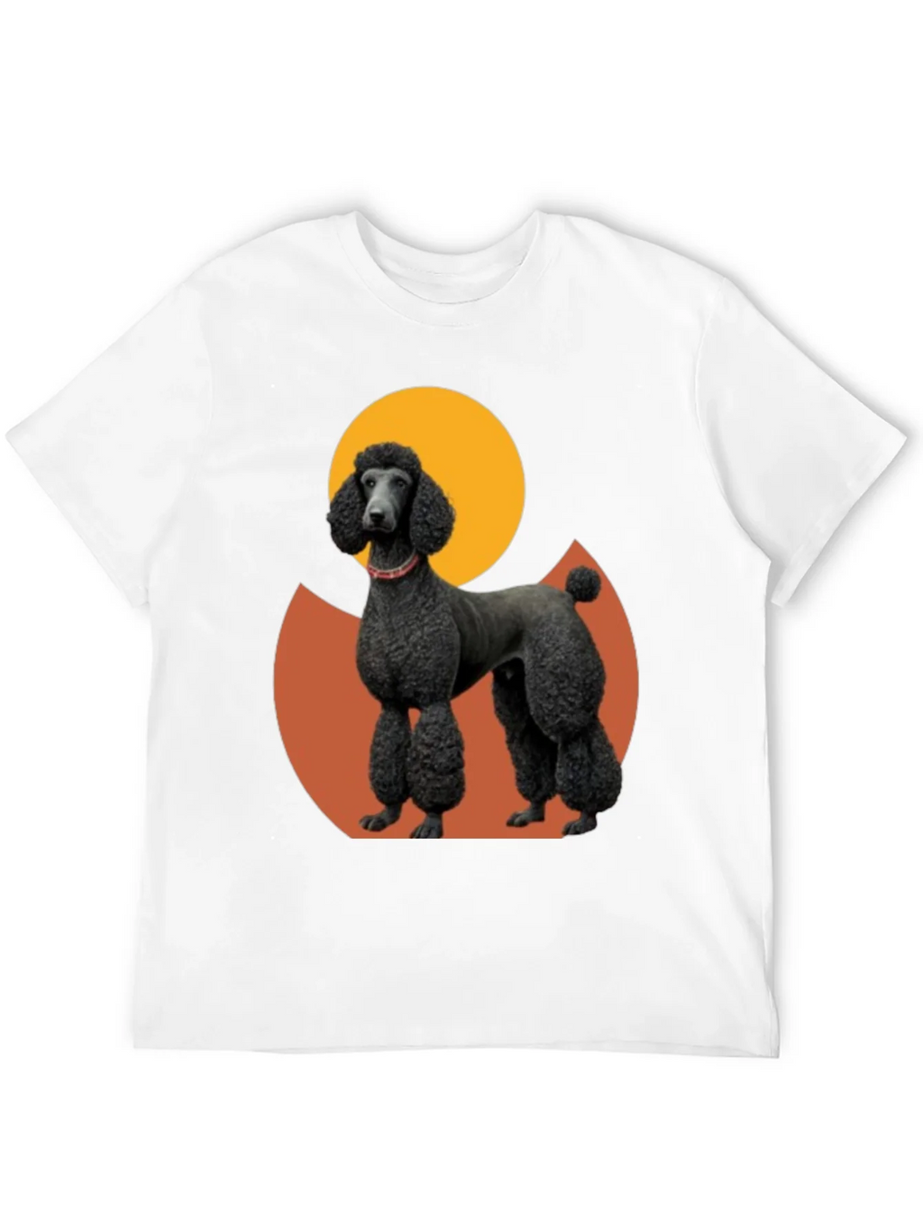 Poodle Graphic Tee - Black Cotton Blend product image 11