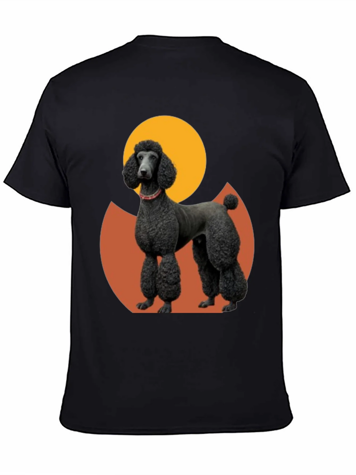 Poodle Graphic Tee - Black Cotton Blend product image 4