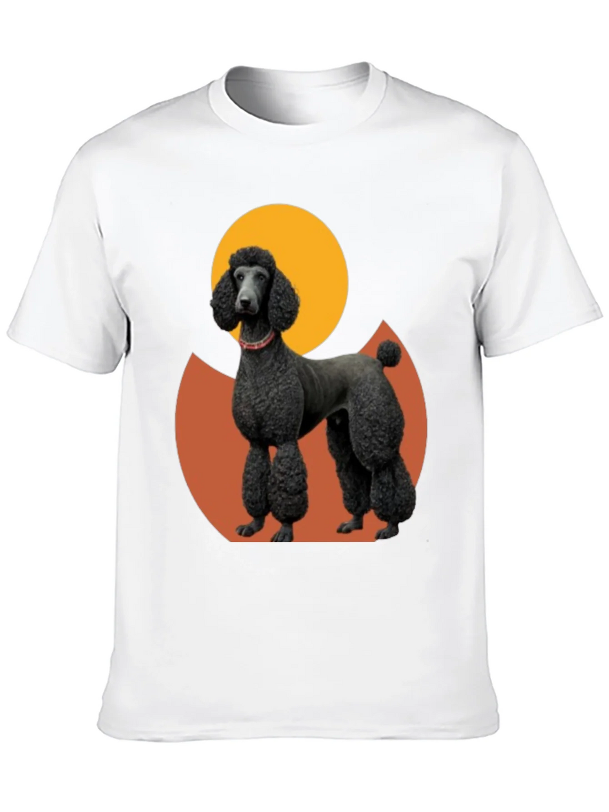Poodle Graphic Tee - Black Cotton Blend product image 9