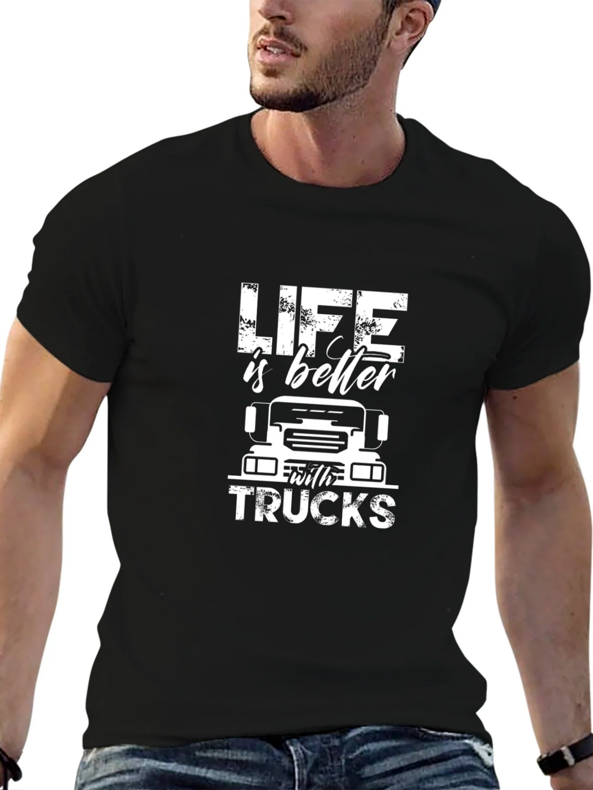 Life Is Better With Trucks Graphic Tee product image 6