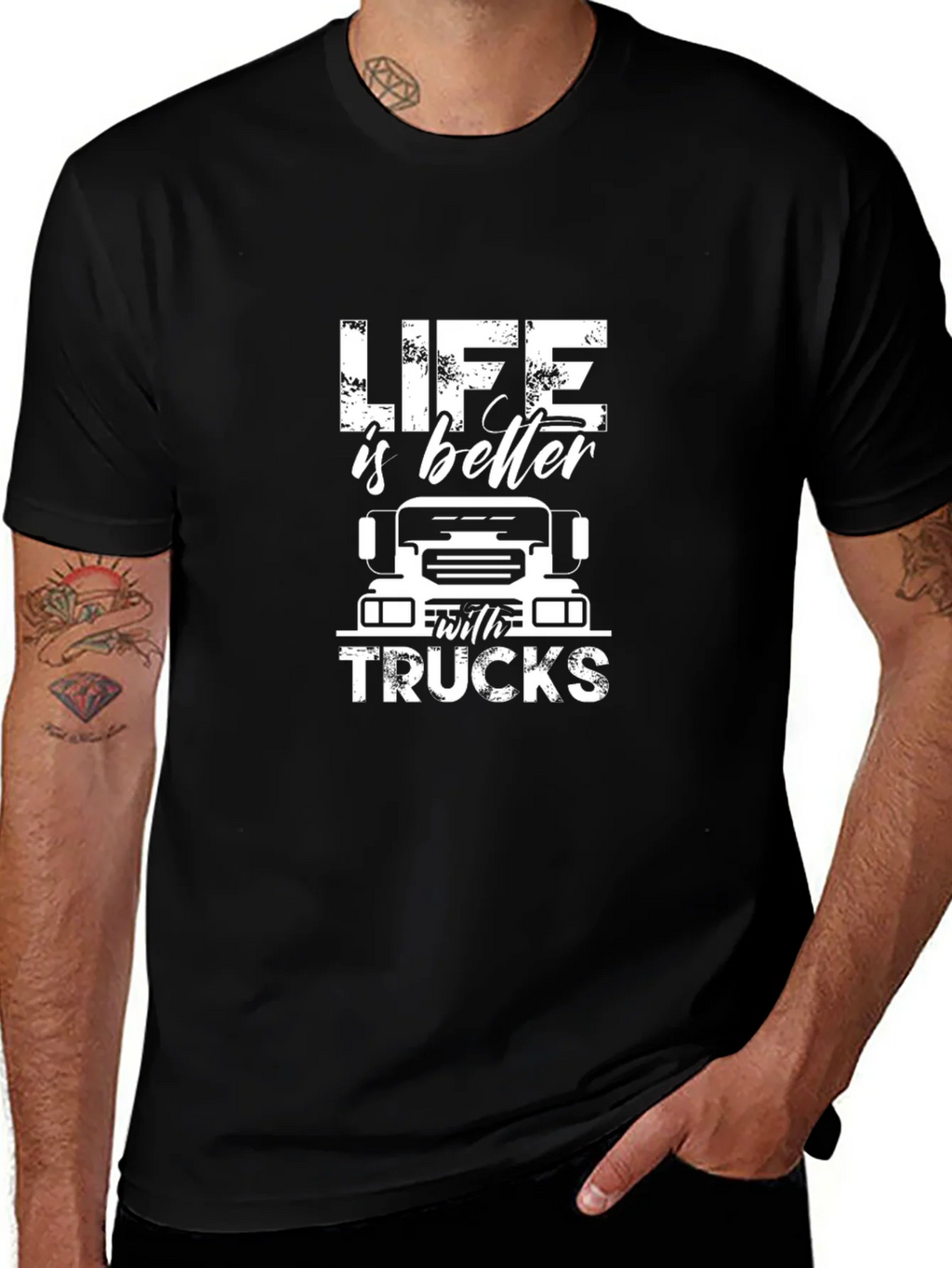 Life Is Better With Trucks Graphic Tee product image 1