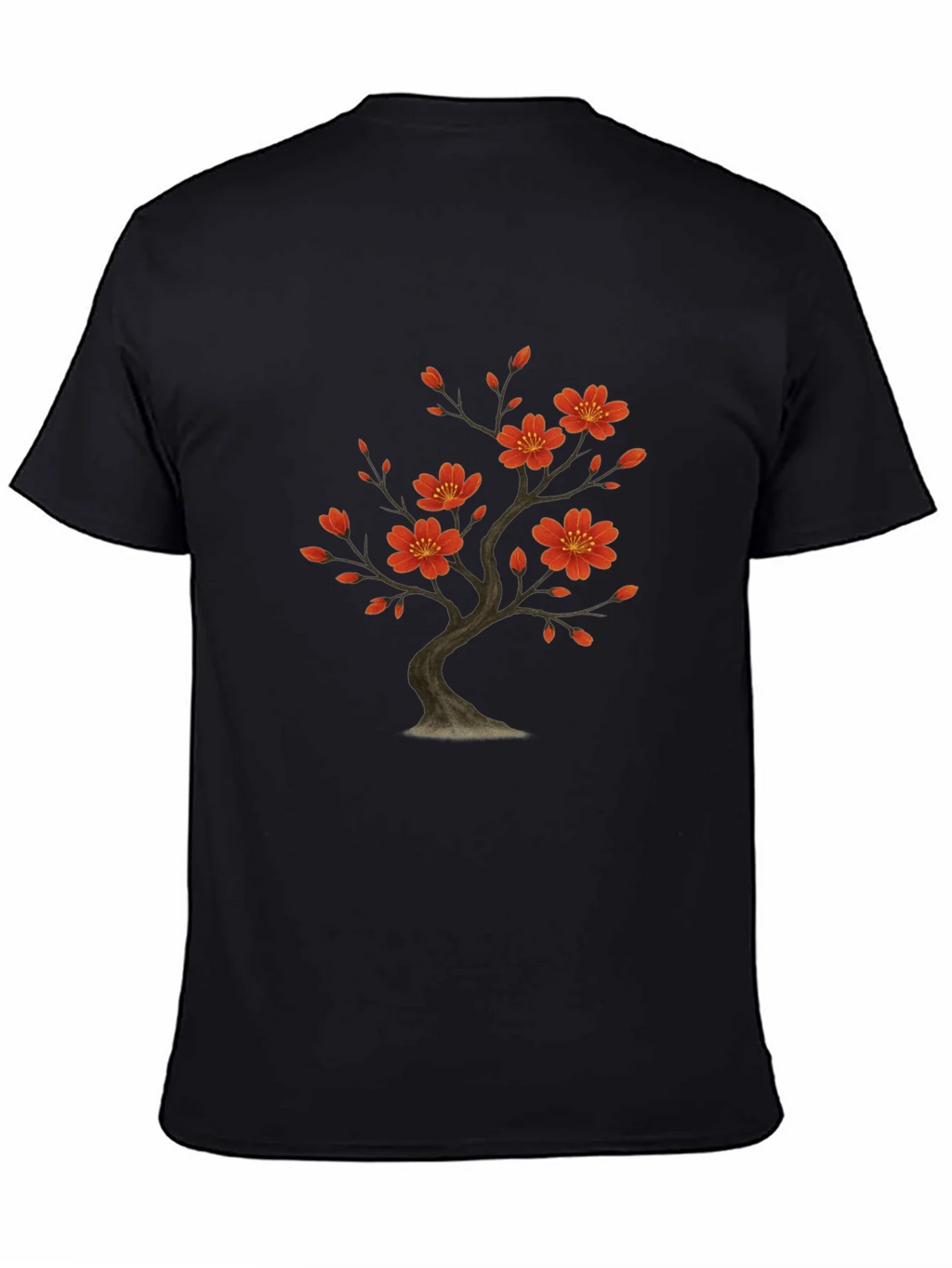 Blossom Tree Graphic Black T-Shirt product image 4
