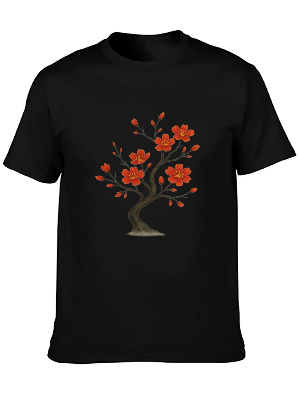 Blossom Tree Graphic Black T-Shirt product image 3