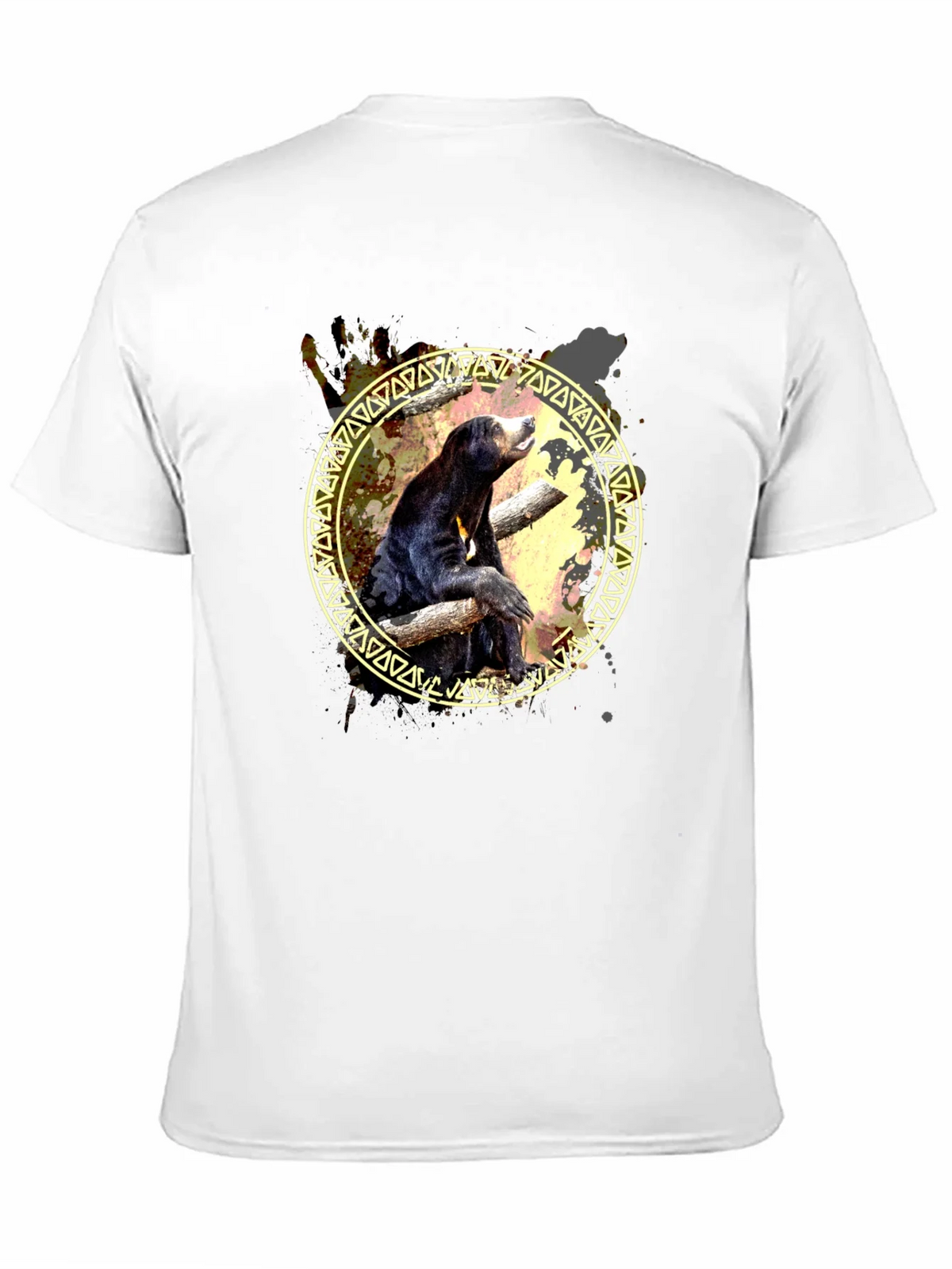 Sun Bear Graphic Print Tee - Black product image 10