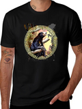 Sun Bear Graphic Print Tee - Black product image 1
