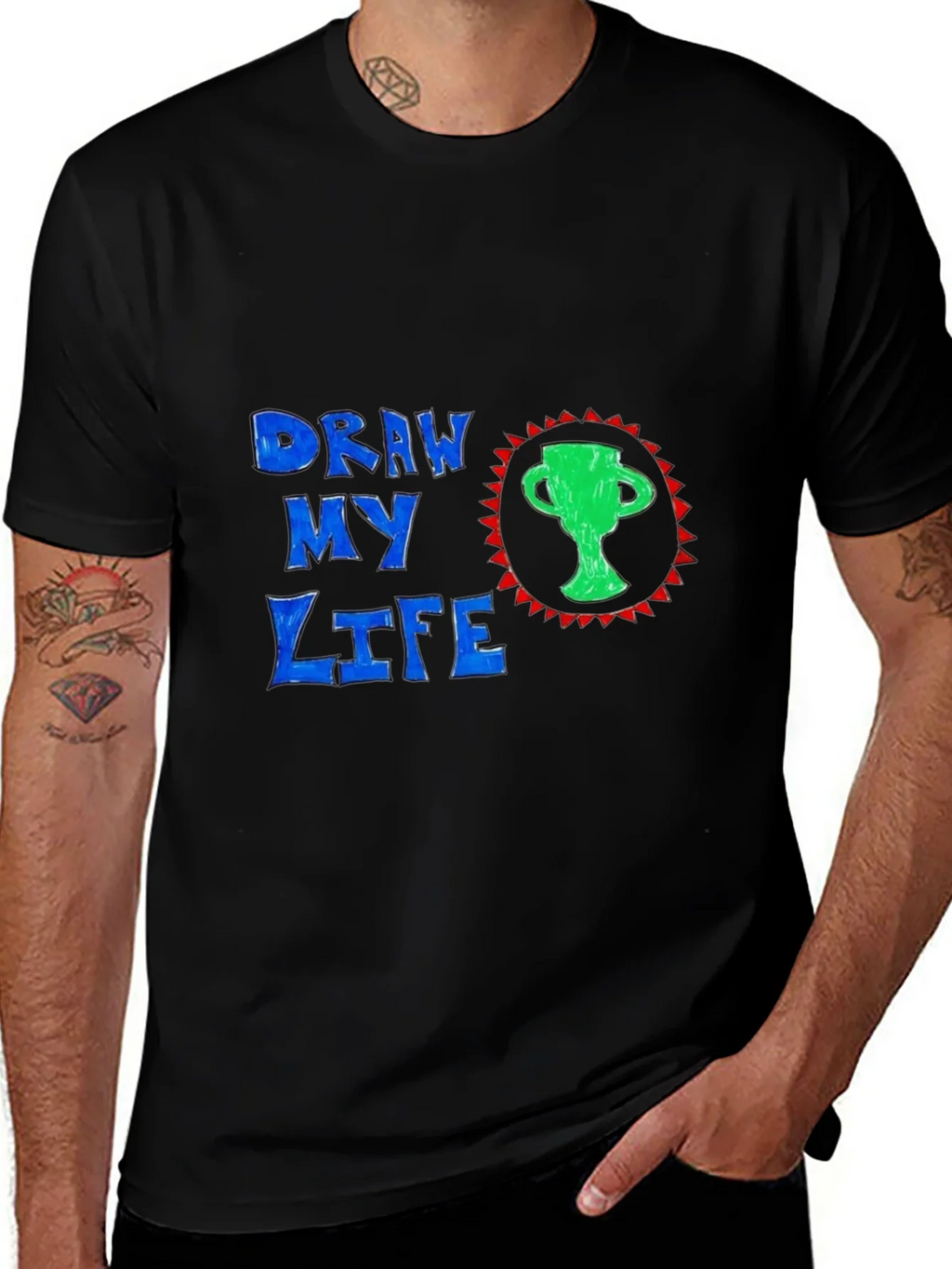 Draw My Life Graphic Tee product image 1