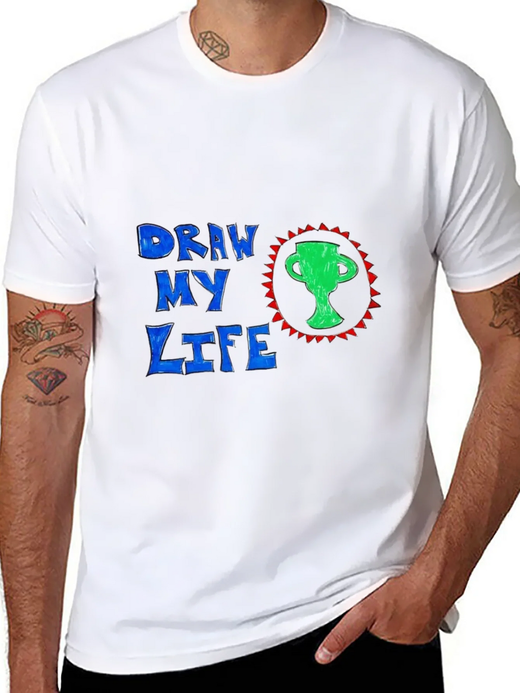 Draw My Life Graphic Tee product image 6