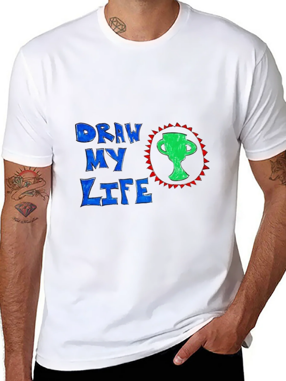 Draw My Life Graphic Tee product image 6