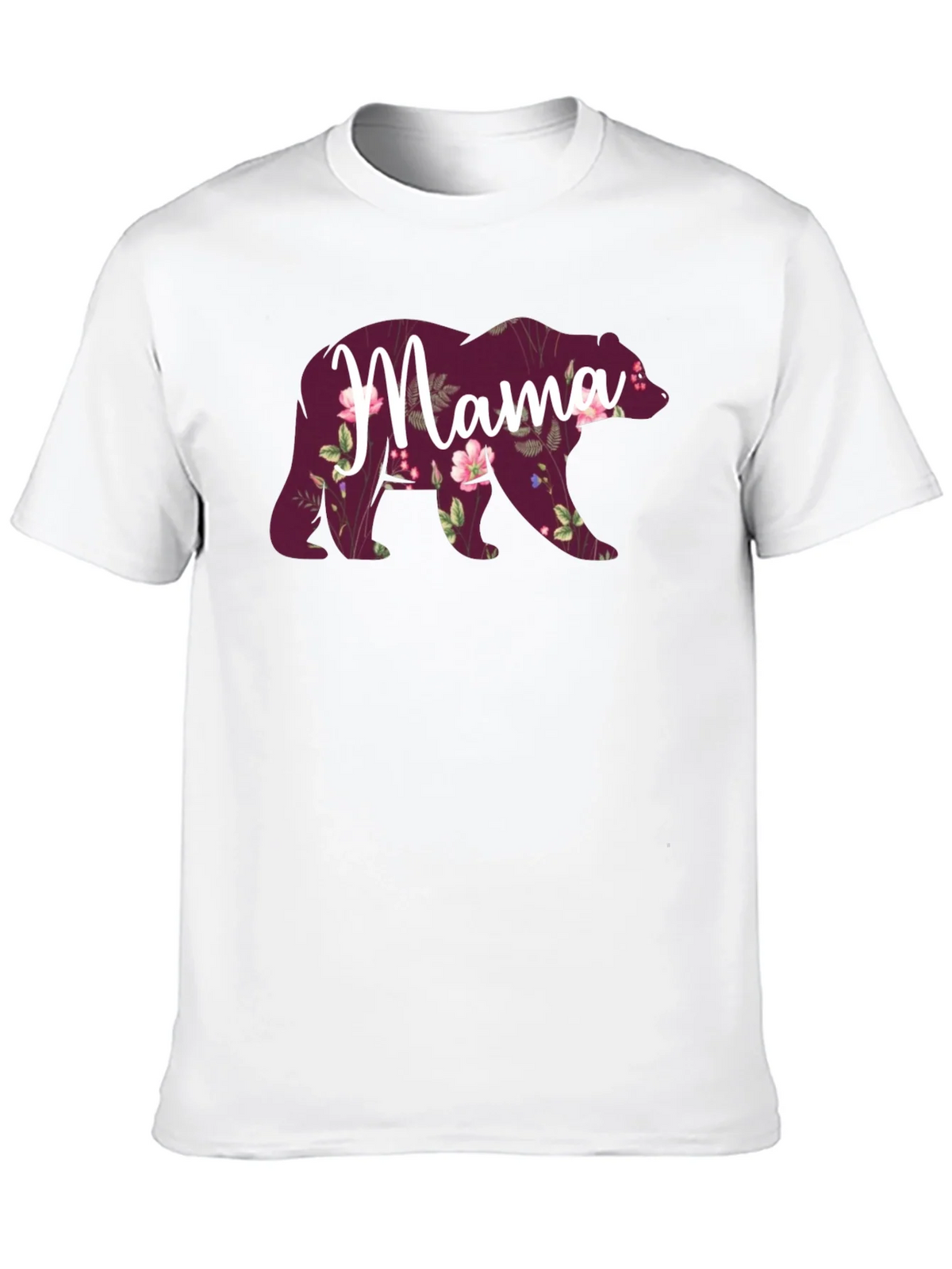Mama Bear Floral Graphic Tee - Comfortable Cotton Blend product image 9