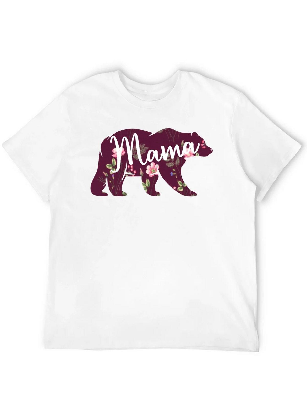 Mama Bear Floral Graphic Tee - Comfortable Cotton Blend product image 11