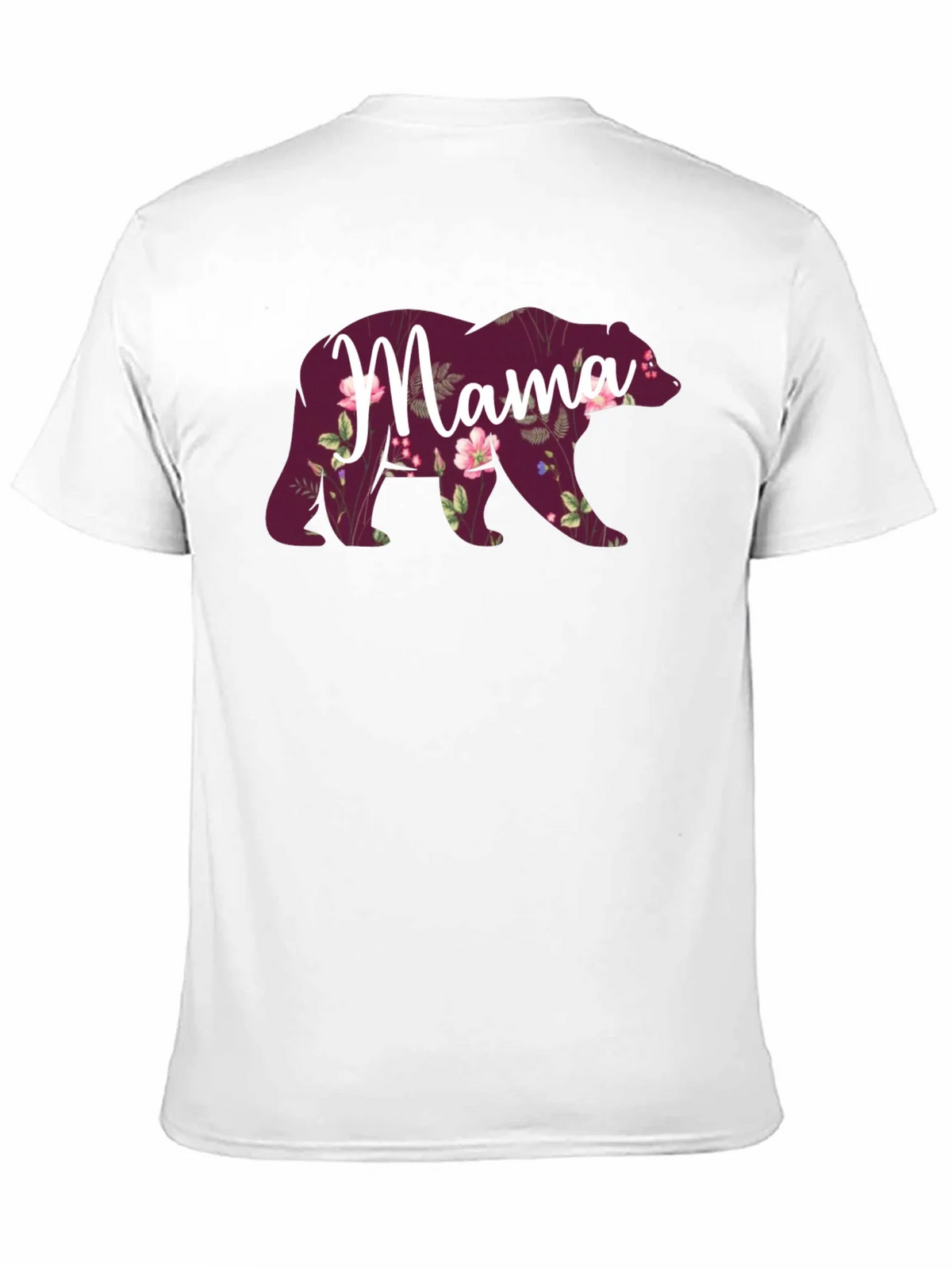 Mama Bear Floral Graphic Tee - Comfortable Cotton Blend product image 10