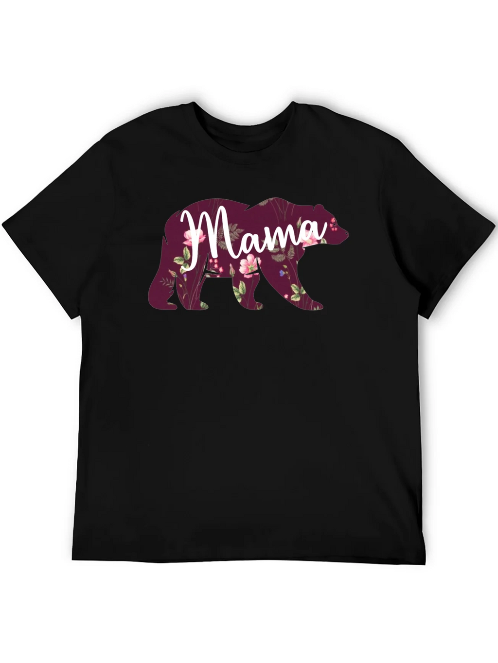 Mama Bear Floral Graphic Tee - Comfortable Cotton Blend product image 5