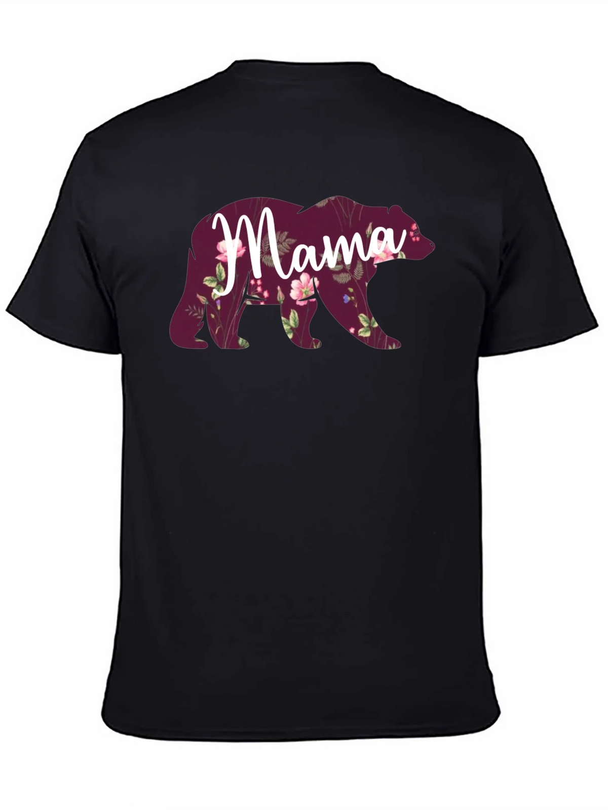 Mama Bear Floral Graphic Tee - Comfortable Cotton Blend product image 4