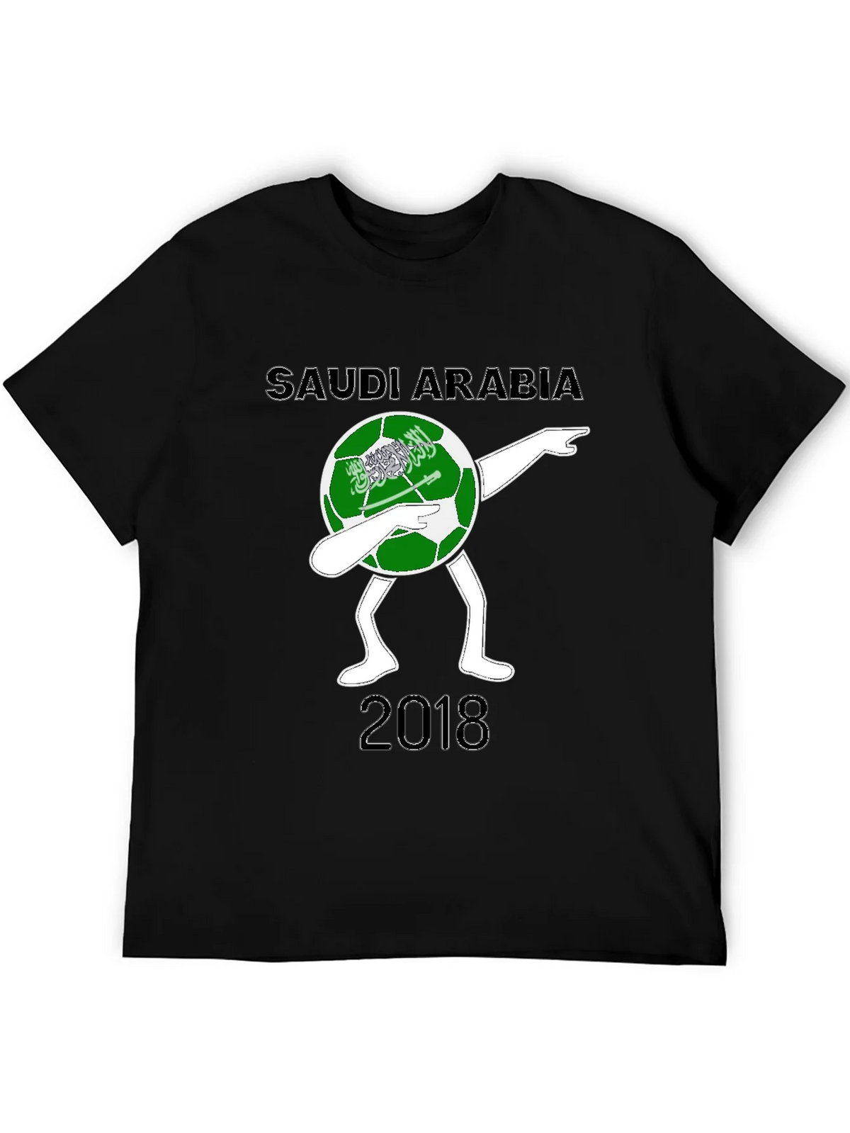 Saudi Arabia Soccer Dab 2018 Graphic Tee product image 2