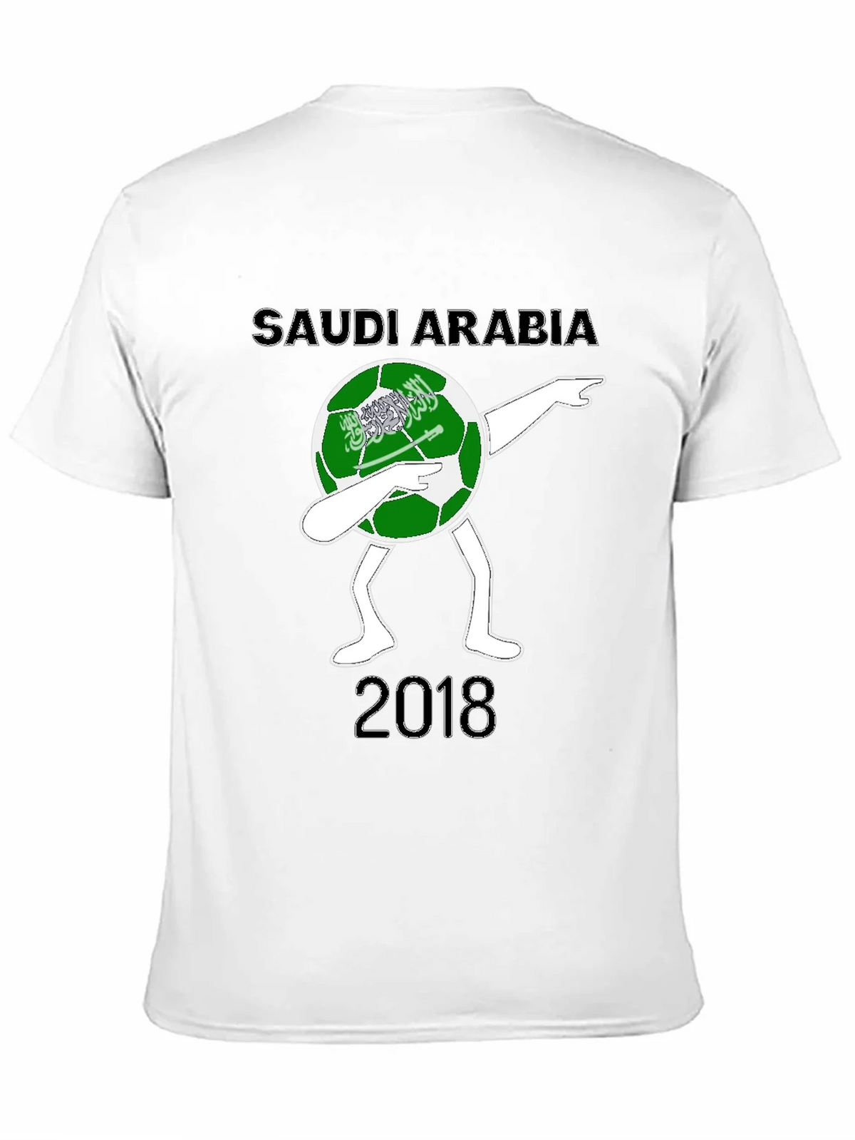 Saudi Arabia Soccer Dab 2018 Graphic Tee product image 5