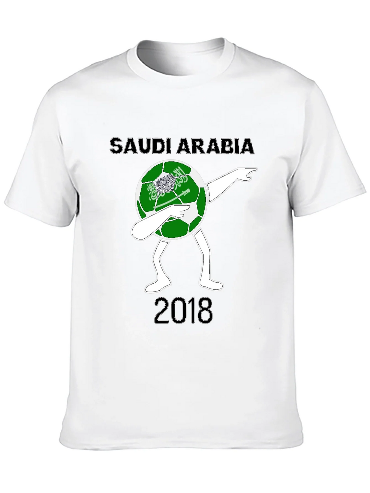 Saudi Arabia Soccer Dab 2018 Graphic Tee product image 4