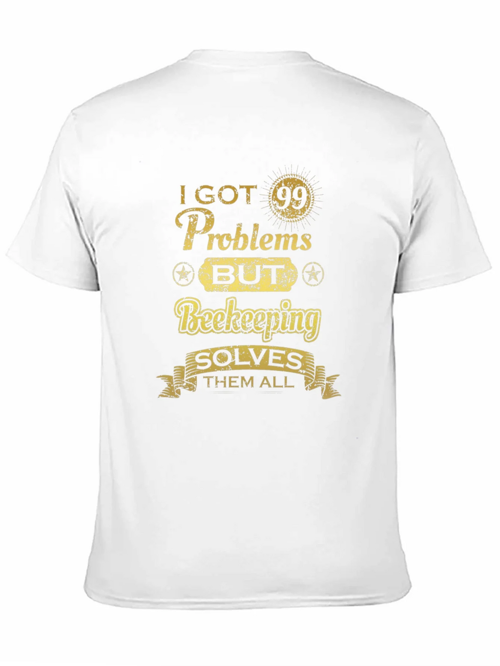 Beekeeping Solves All T-Shirt - Mens Black Tee product image 10
