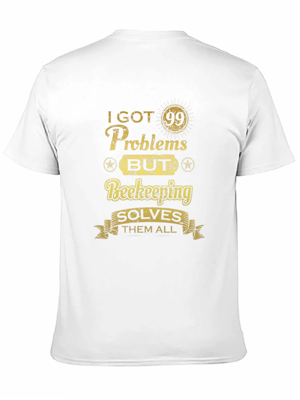 Beekeeping Solves All T-Shirt - Mens Black Tee product image 10