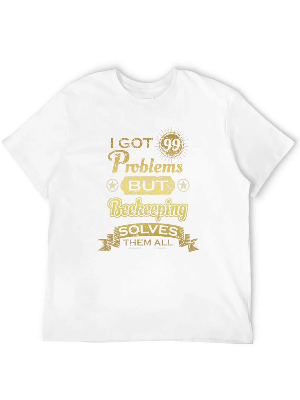 Beekeeping Solves All T-Shirt - Mens Black Tee product image 11