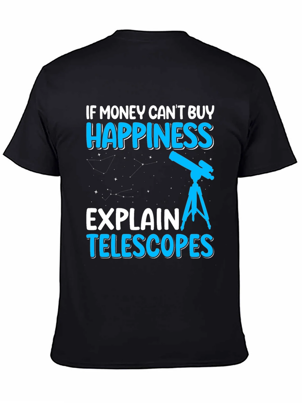 Happiness Telescopes Graphic Tee - Astronomy Lover product image 2