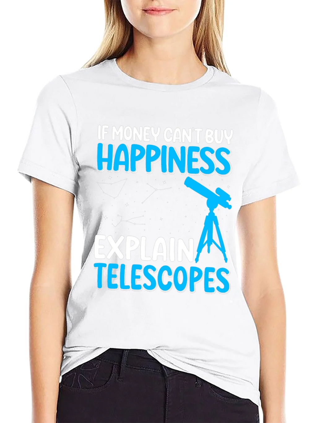 Happiness Telescopes Graphic Tee - Astronomy Lover product image 6