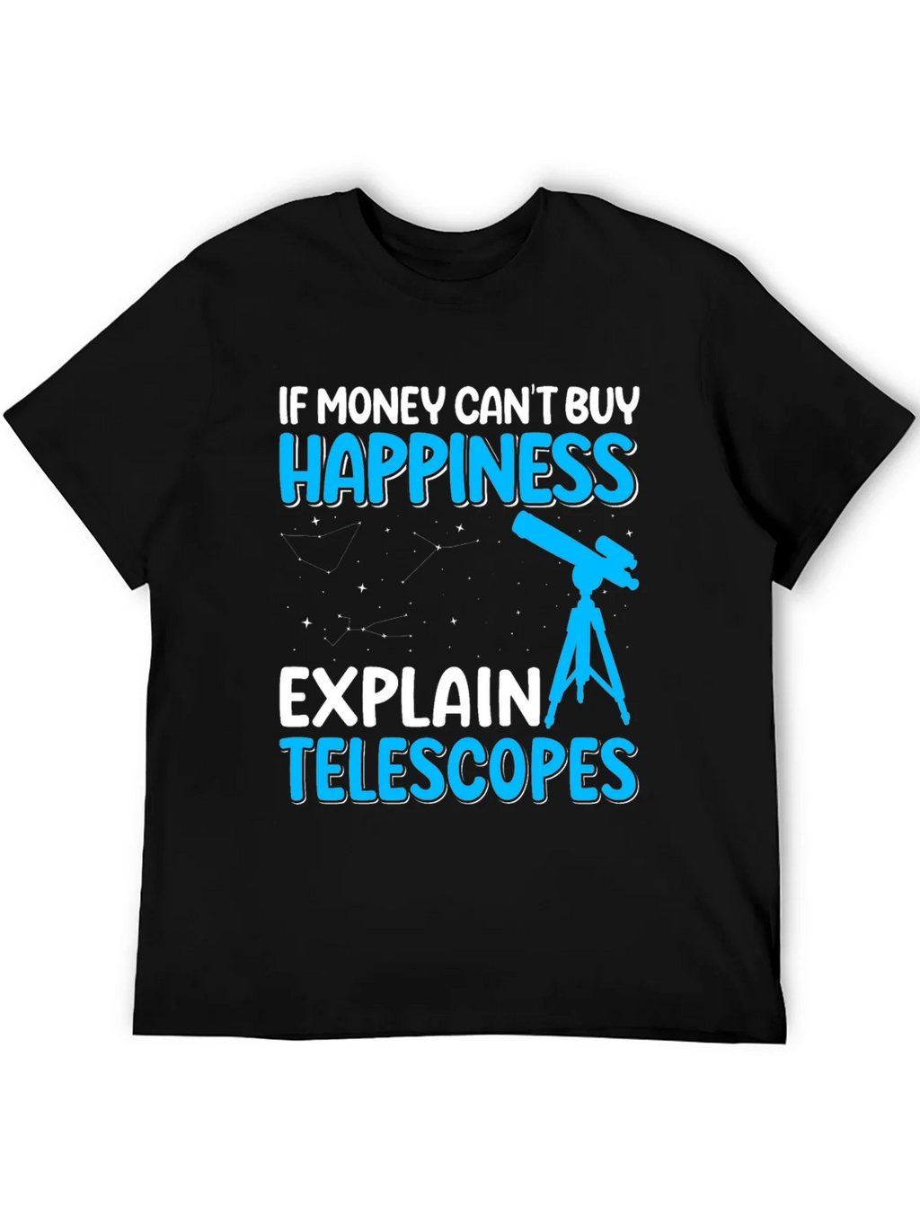 Happiness Telescopes Graphic Tee - Astronomy Lover product image 3