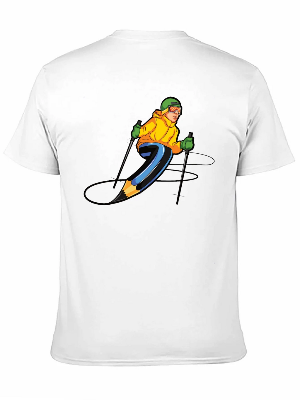 Skiing Pencil Graphic T-Shirt product image 10