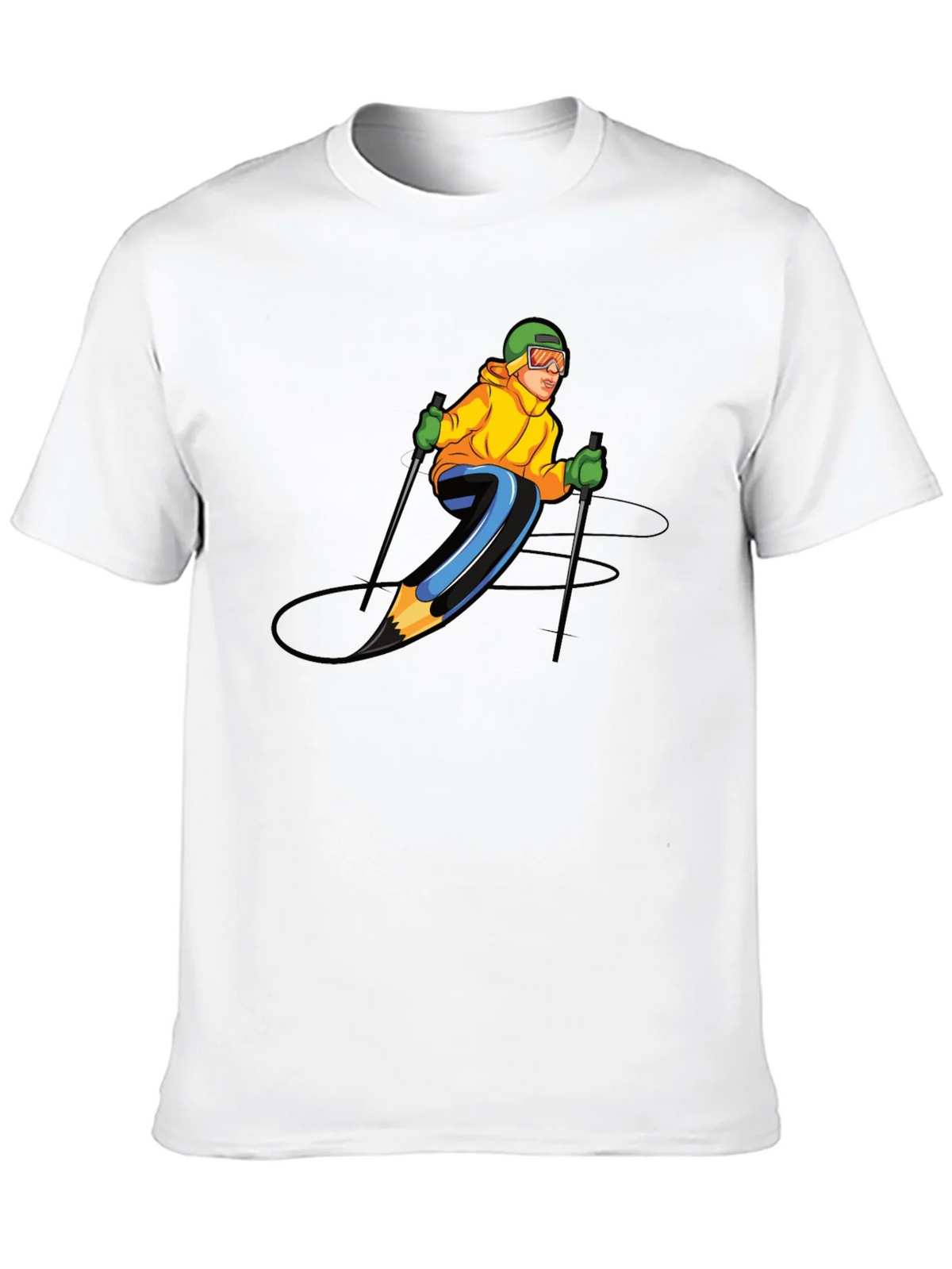Skiing Pencil Graphic T-Shirt product image 9
