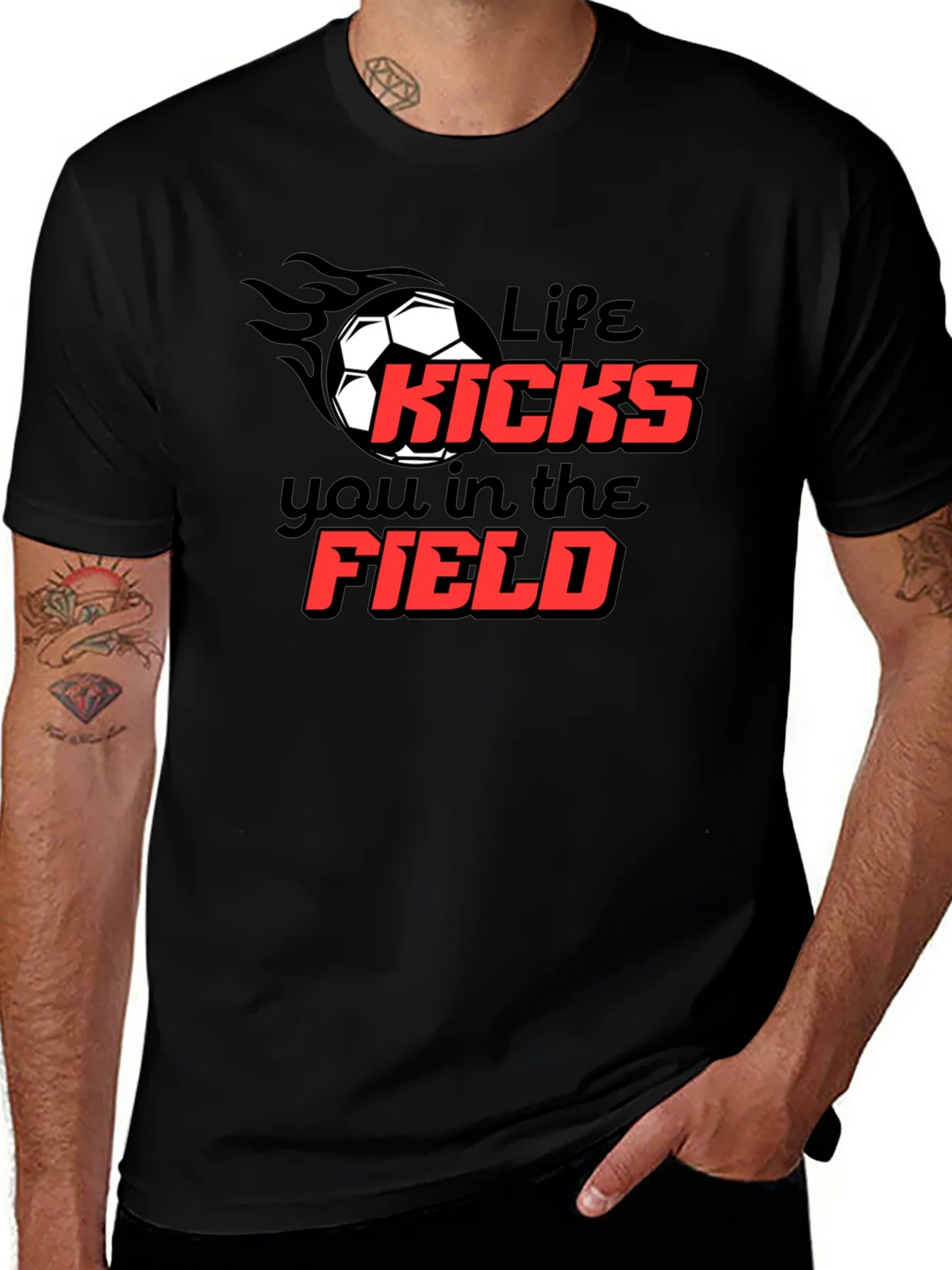 Life Kicks You T-Shirt product image 1