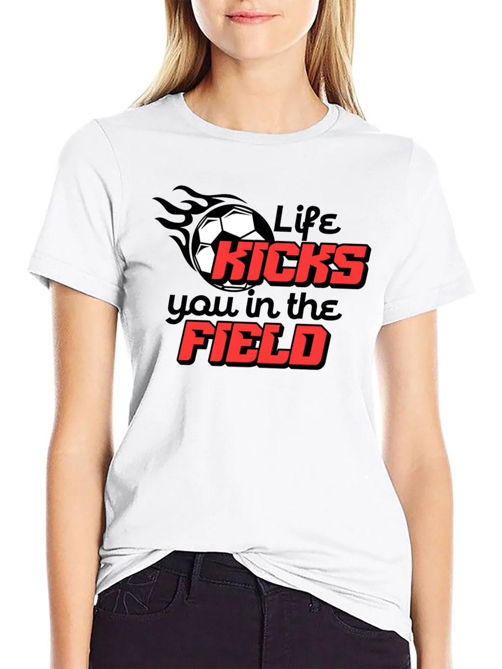 Life Kicks You T-Shirt product image 7
